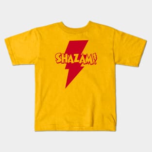 SHAZAM - 1 color red Kids T-Shirt